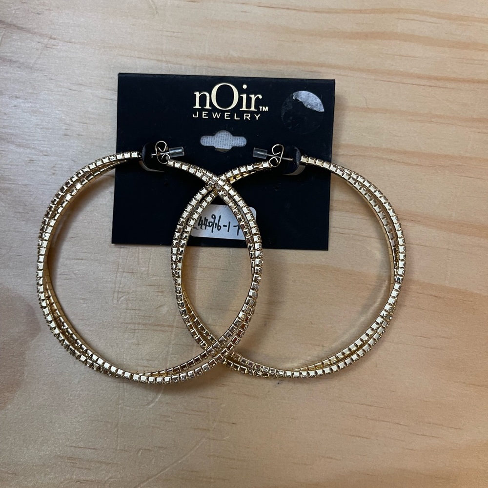 nOir Jewelry Hoop Earrings